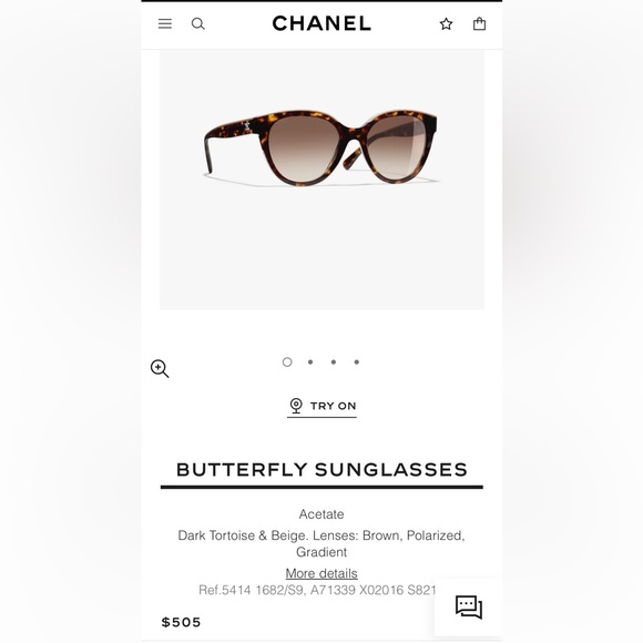 CHANEL Accessories - Chanel butterfly glasses tortoise
